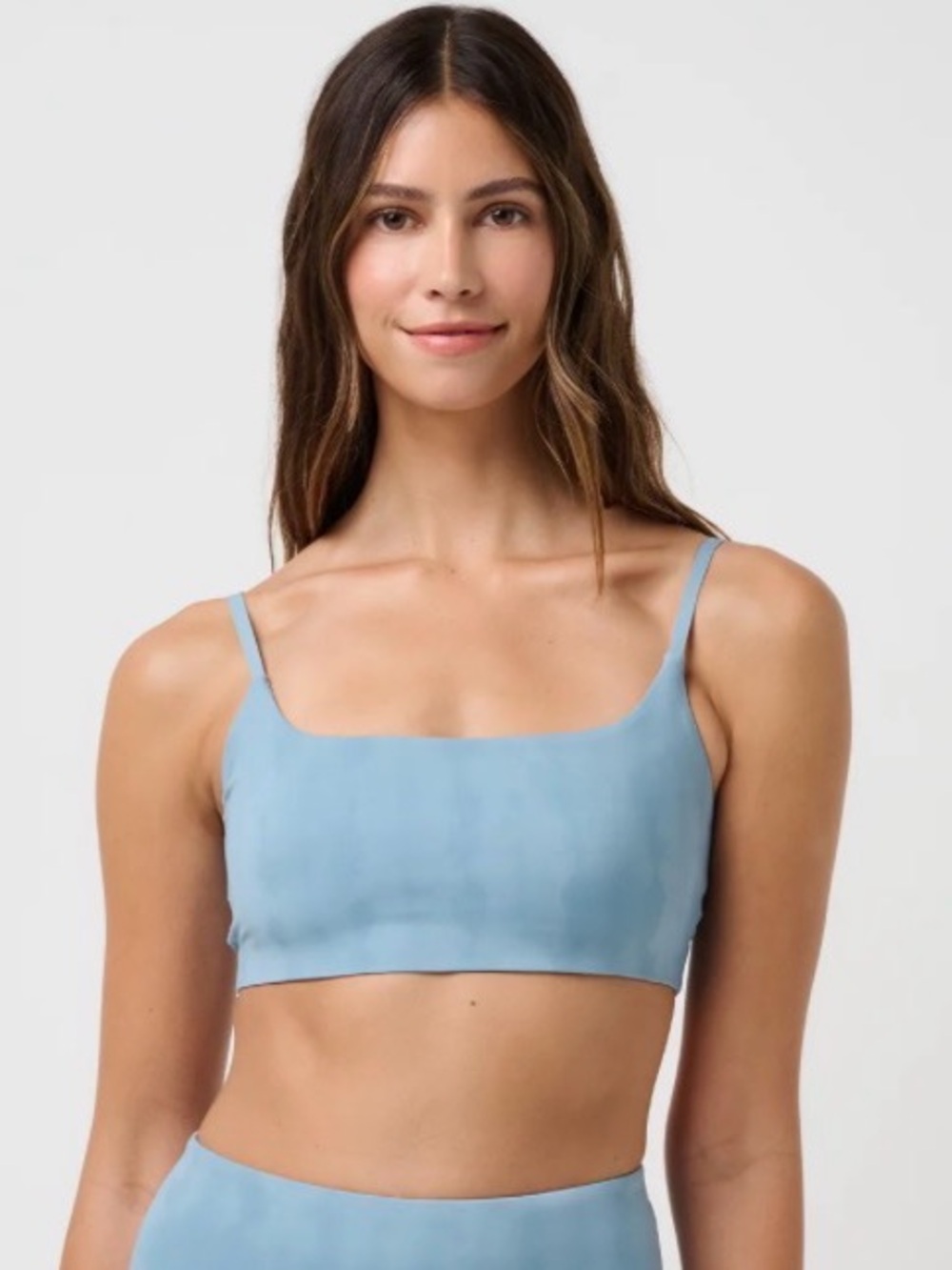 Travis Mathew Light Blue Bralette with Thin Straps